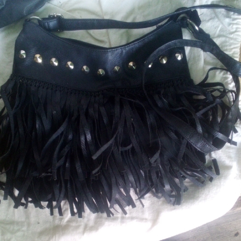 deb & dave LA NY Fringe Bag